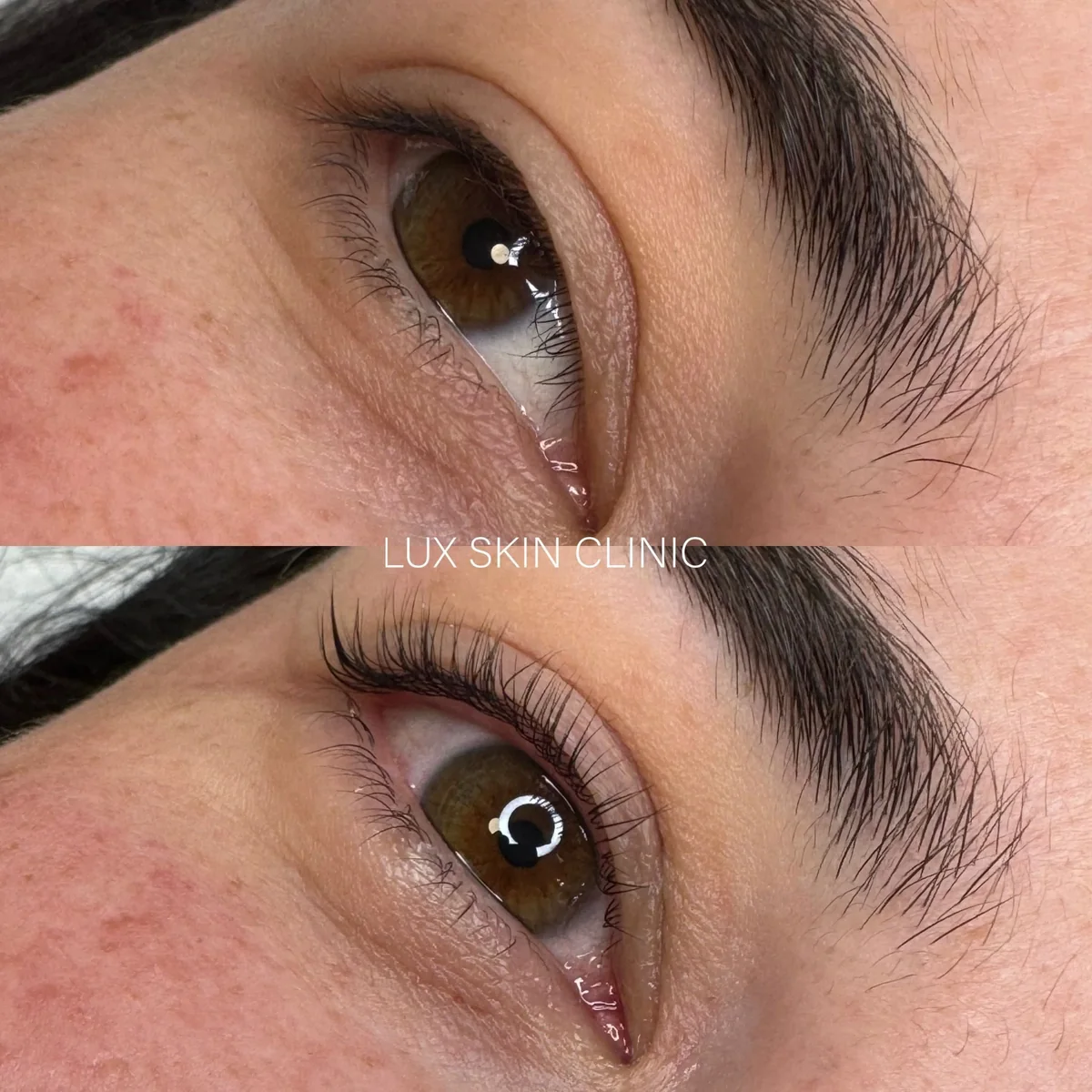Efekt liftingu naturalnych rzęs w Lux Skin Clinic — zdjęcie 3