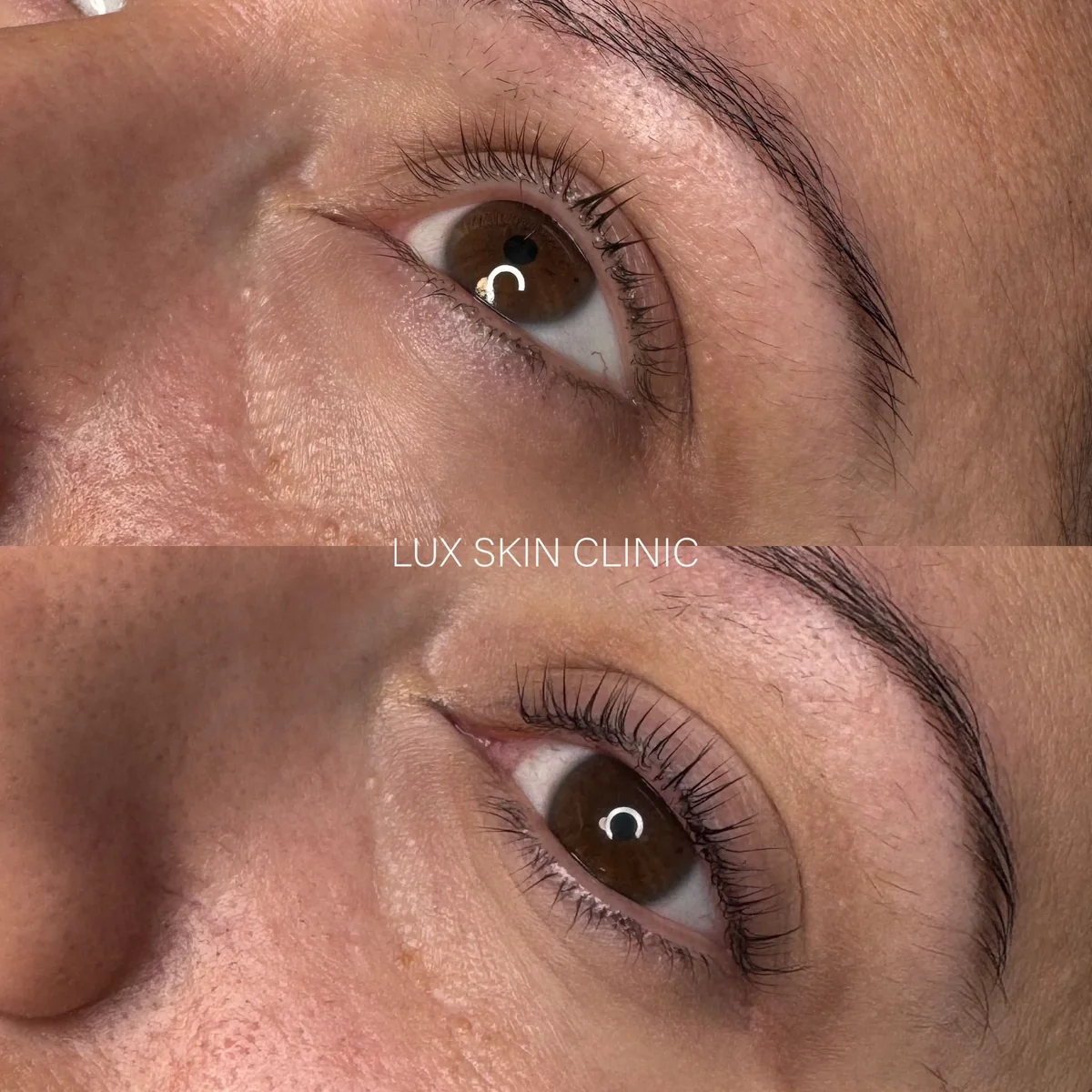 Efekt liftingu naturalnych rzęs w Lux Skin Clinic — zdjęcie 5