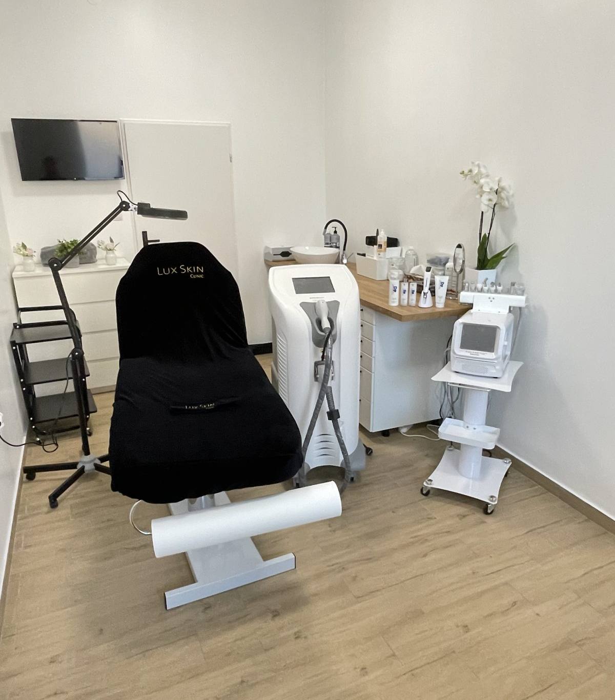 Wnętrze gabinetu Lux Skin Clinic w Łodzi