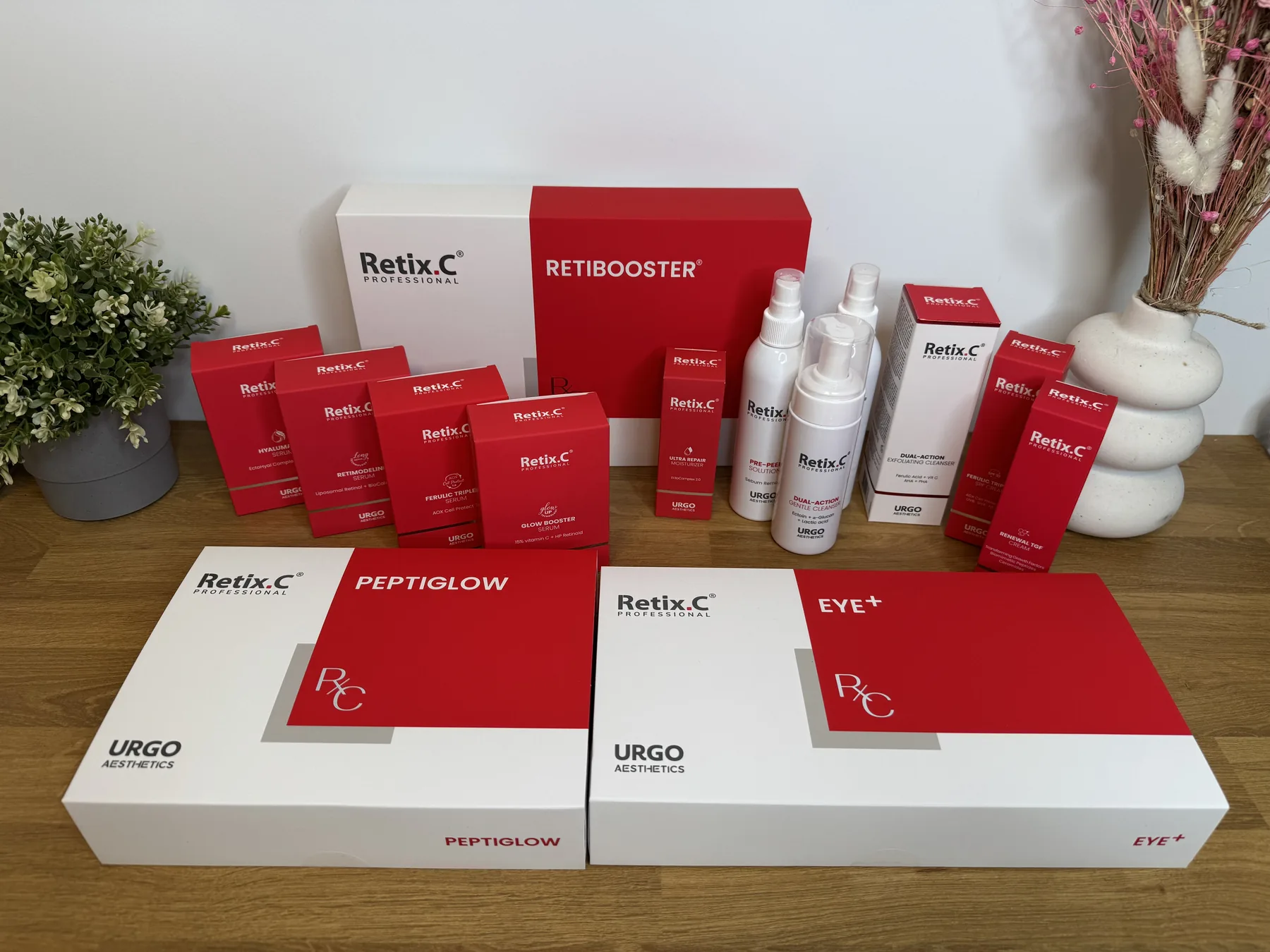 Oryginalne produkty Retix.C używane w Lux Skin Clinic